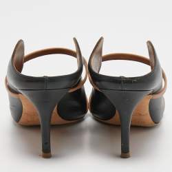 Pre Owned Malone Souliers Black Leather Maureen Pumps Size 38