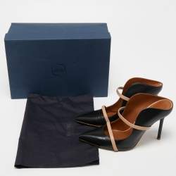 Pre Owned Malone Souliers Black Leather Maureen Pumps Size 37