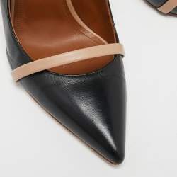 Pre Owned Malone Souliers Black Leather Maureen Pumps Size 37