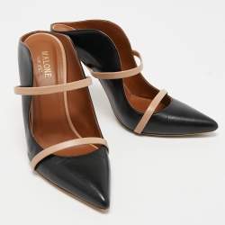 Pre Owned Malone Souliers Black Leather Maureen Pumps Size 37