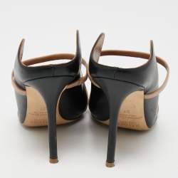 Pre Owned Malone Souliers Black Leather Maureen Pumps Size 37