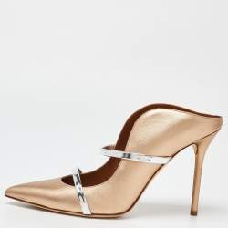 Maureen 100mm in Silver Size 35 by Malone Souliers