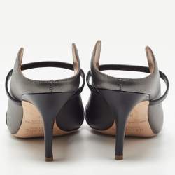 Malone Souliers Metallic Leather Maureen Pointed Toe Mules Size 39