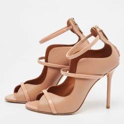 Pre Owned Malone Souliers Beige Leather Mika Pumps Size 37