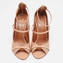 Pre Owned Malone Souliers Beige Leather Mika Pumps Size 37