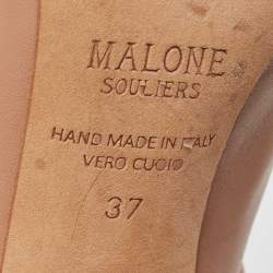 Pre Owned Malone Souliers Beige Leather Mika Pumps Size 37
