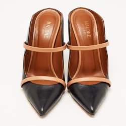 Pre Owned Malone Souliers Black Leather Maureen Pumps Size 37