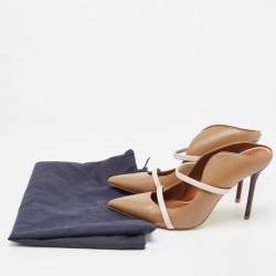 مملوكة مسبقًا Malone Souliers Brown Leather Maureen Pumps Size 39