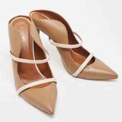 مملوكة مسبقًا Malone Souliers Brown Leather Maureen Pumps Size 39