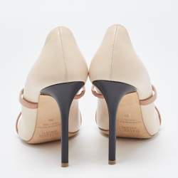 Pre Owned Malone Souliers Beige Leather Maureen Pumps Size 39