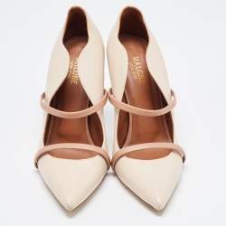 Pre Owned Malone Souliers Beige Leather Maureen Pumps Size 39