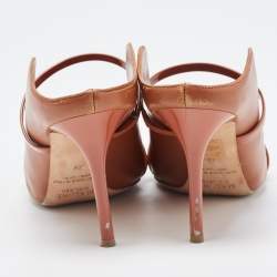 Pre Owned Malone Souliers Tan Leather Maureen Mules Size 39