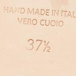 Pre Owned Malone Souliers Black Leather Maureen  Sandals Size 37.5