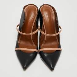 Pre Owned Malone Souliers Black Leather Maureen Sandals Size 39