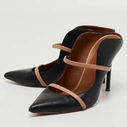 Pre Owned Malone Souliers Black Leather Maureen Sandals Size 39