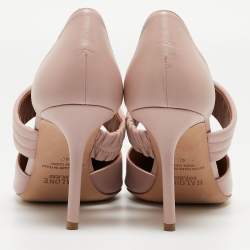 Pre Owned Malone Souliers Pink Leather Mida Pumps Size 40