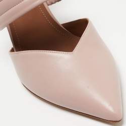 Pre Owned Malone Souliers Pink Leather Mida Pumps Size 40