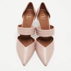 Pre Owned Malone Souliers Pink Leather Mida Pumps Size 40
