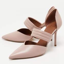 Pre Owned Malone Souliers Pink Leather Mida Pumps Size 40