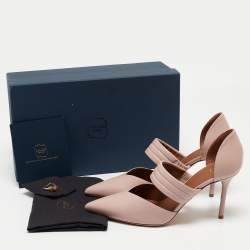 Pre Owned Malone Souliers Pink Leather Mida Pumps Size 40