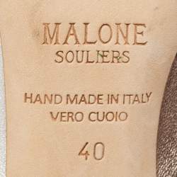 Malone Souliers Multicolor Leather Open Toe Mules Size 40