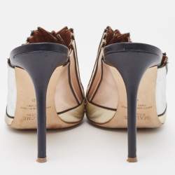 Malone Souliers Multicolor Leather Open Toe Mules Size 40