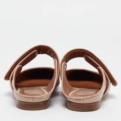 Pre Owned Malone Souliers Beige Leather Helene Mules Size 39