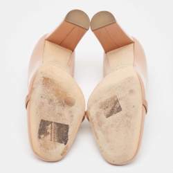 Pre Owned Malone Souliers Beige Patent Lorena Pumps Size 37.5