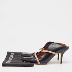 Pre Owned Malone Souliers Black Leather Maureen  Pumps Size 38