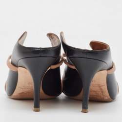 Pre Owned Malone Souliers Black Leather Maureen  Pumps Size 38
