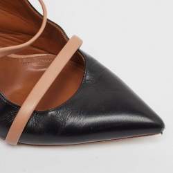 Pre Owned Malone Souliers Black Leather Maureen  Pumps Size 38