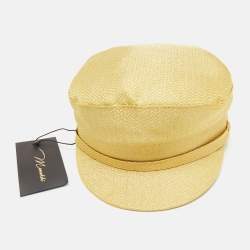 Manokhi by Toukitsou Gold Brocade Greek Fisherman Hat M