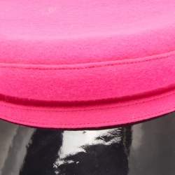 Manokhi by Toukitsou Florescent Pink Wool Greek Fisherman Hat M