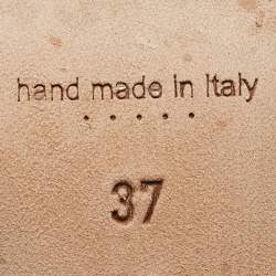 Pre Owned Manolo Blahnik Black Satin Shufti Pumps Size 37