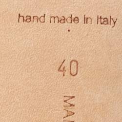 Pre Owned Manolo Blahnik Grey Satin Nadira Pumps Size 40