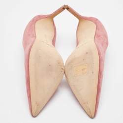 Pre Owned Manolo Blahnik Purple Suede BB Pumps Size 41