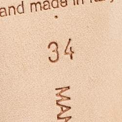 Pre Owned Manolo Blahnik Black Satin Nadira Pumps Size 34