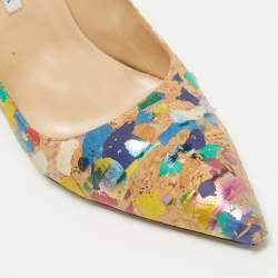 Manolo Blahnik Multicolor Cork BB Pumps Size 42