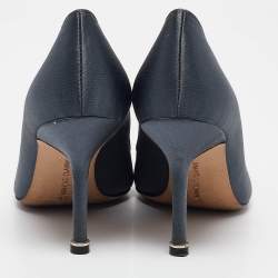 Manolo Blahnik Grey Satin Hangisi Pumps Size 35