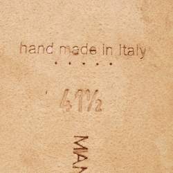 Pre Owned Manolo Blahnik Pink Satin Hangisi Mules Sandals Size 41.5