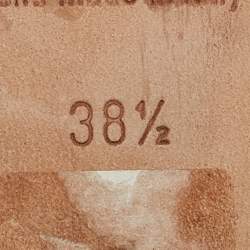 Pre Owned Manolo Blahnik Navy Blue Patent Leather BB Pumps Size 38.5