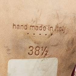 Pre Owned Manolo Blahnik Burgundy Satin Lala Pumps Size 38.5 