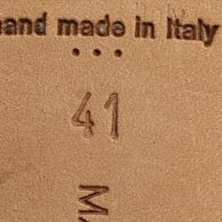 Pre Owned Manolo Blahnik Hangisi Size 41 Blue Satin Pumps