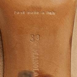 مملوكة مسبقًا Manolo Blahnik BB Size 39 Beige Suede Pumps