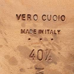 Pre Owned Manolo Blahnik Black Satin Hangisi Pumps Size 40.5