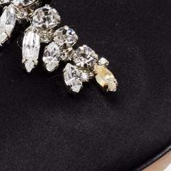 Pre Owned Manolo Blahnik Black Satin Nadira Pumps Size 38