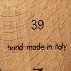 Pre Owned Manolo Blahnik Stingray Terry Wood  Slide Sandals Size 39