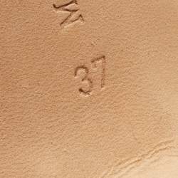 Pre Owned Manolo Blahnik Yellow Patent Leather BB Pumps Size 37