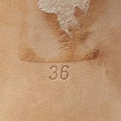 Pre Owned Manolo Blahnik Beige Suede BB Round Toe Pumps Size 36