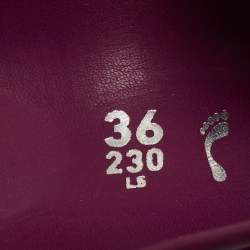 Pre Owned Manolo Blahnik x Birkenstock Purple Velvet Crystal Embellished Arizona Slides Size 36